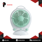 BOXFAN MASPION JF-2110T 10" (Turbo Airflow, 3-Speed Control) 45W Portable Handle Grill Safety Garansi Resmi