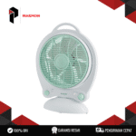 BOXFAN MASPION JF-2110T 10" (Turbo Airflow, 3-Speed Control) 45W Portable Handle Grill Safety Garansi Resmi - Image 2