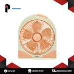 BOXFAN PANASONIC F-ER303-P2 10" (Stylish Design, Quiet Motor) 49W 3 Speed Portable Handle Grill Safety Garansi Resmi