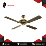 CEILING FAN MASPION CF-238AB WTL 52 Inch Kayu 70W Antique Brass (Elegant Design, Smooth Airflow, Energy Efficient)