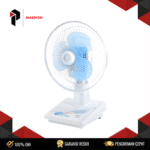 Maspion Desk Fan F-15D (Wide Airflow, Quiet Operation) 45W 15 Inch 3 Speed Oscillation Adjustable Tilt Garansi Resmi