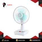 Maspion Desk Fan F-18DC (Extra Wide Airflow, Quiet Operation) 55W 18 Inch 3 Speed Oscillation Adjustable Tilt Garansi Resmi