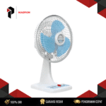 Maspion Desk Fan F-20P (Extra Powerful Airflow, Quiet Operation) 85W 20 Inch 3 Speed Oscillation Adjustable Tilt Garansi Resmi