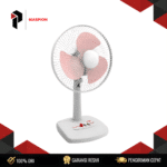 Maspion Desk Fan F-23DE (Maximum Airflow, Quiet Operation) 95W 23 Inch 3 Speed Oscillation Adjustable Tilt Garansi Resmi