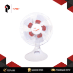Turbo Desk Fan 12 CFR 1082 (Strong Breeze, Quiet Operation) 45W 12 Inch 3 Speed Oscillation Adjustable Tilt Garansi Resmi