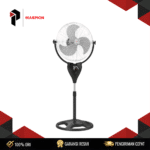 POWERFAN MASPION PW-1803RC (Remote Control, Timer Function) 80W 3 Speed Wall Fan Timer Remote Control Infrared (IR) Oscillation Grill Safety Garansi Resmi