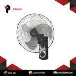 POWERFAN MASPION PW-1809W (Strong Airflow, Wide Coverage) 80W 3 Speed Wall Fan Oscillation Grill Safety Garansi Resmi - Image 2