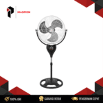 POWERFAN MASPION PW-2001RC (Remote Control, Wide Airflow Coverage) 95W 3 Speed Wall Fan Remote Control Infrared (IR) Oscillation Grill Safety Garansi Resmi - Image 2