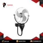 POWERFAN MASPION PW-2002RC (Remote Control, Wide Airflow Coverage) 95W 3 Speed Wall Fan Remote Control Infrared (IR) Oscillation Grill Safety Garansi Resmi