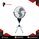 POWERFAN MASPION PW-2004S (Strong Airflow, Sturdy Build) 95W 3 Speed Stand Fan Oscillation Height Adjustable Grill Safety Garansi Resmi