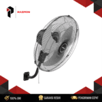 POWERFAN MASPION PW-455W (Industrial Airflow, Wall Mount) 200W 3 Speed Wall Industrial Fan Metal Frame Tilt Adjustable Grill Safety Garansi Resmi
