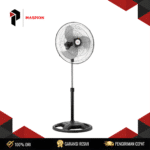 POWERFAN MASPION PW-502S (Industrial Airflow, Heavy Duty Motor) 220W 3 Speed Stand Industrial Fan Metal Frame Height Adjustable Tilt Adjustable Grill Safety Garansi Resmi