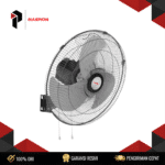 POWERFAN MASPION PW-506W (Industrial Airflow, Wall Mount) 220W 3 Speed Wall Industrial Fan Metal Frame Tilt Adjustable Grill Safety Garansi Resmi