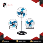 Hachida Stand Fan IF-1818 (Strong Airflow, Quiet Operation) 55W 18 Inch 3 Speed Oscillation Adjustable Height Garansi Resmi