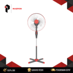 Maspion Stand Fan EX-1611SX (Strong Airflow, Quiet Operation) 45W 16 Inch 3 Speed Oscillation Adjustable Height Garansi Resmi - Image 2