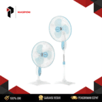 Maspion Stand Fan EX-167S (Strong Airflow, Quiet Operation) 45W 16 Inch 3 Speed Oscillation Adjustable Height Garansi Resmi