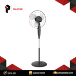 Maspion Stand Fan EX-172S (Strong Airflow, Quiet Operation) 50W 16 Inch 3 Speed Oscillation Adjustable Height Garansi Resmi - Image 3