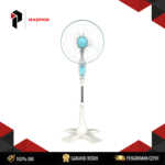 Maspion Stand Fan F-1621S (Strong Airflow, Quiet Operation) 45W 16 Inch 3 Speed Oscillation Adjustable Height Garansi Resmi