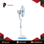 Maspion Stand Fan F-1624S (Strong Airflow, Quiet Operation) 45W 16 Inch 3 Speed Oscillation Adjustable Height Garansi Resmi - Image 2