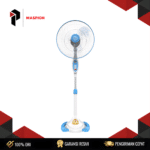 Maspion Stand Fan F-1624S (Strong Airflow, Quiet Operation) 45W 16 Inch 3 Speed Oscillation Adjustable Height Garansi Resmi