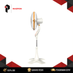 Maspion Stand Fan F-162ST (Strong Airflow, Quiet Operation) 45W 16 Inch 3 Speed Oscillation Adjustable Height Garansi Resmi - Image 3
