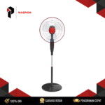 Maspion Stand Fan F-171RC (Remote Control, Strong Airflow) 55W 18 Inch 3 Speed Oscillation Adjustable Height Garansi Resmi - Image 2