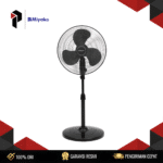 Miyako Stand Fan KAS-1607 PL (Strong Airflow, Quiet Operation) 45W 16 Inch 3 Speed Oscillation Adjustable Height Garansi Resmi