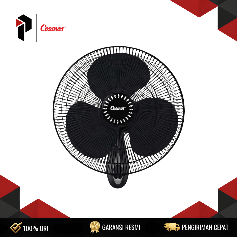 WALLFAN COSMOS 16 WFG Cosmos Wall Fan 16 WFG (Strong Airflow, Space Saving) 45W 16 Inch 3 Speed Oscillation Adjustable Tilt Garansi Resmi - Image 1